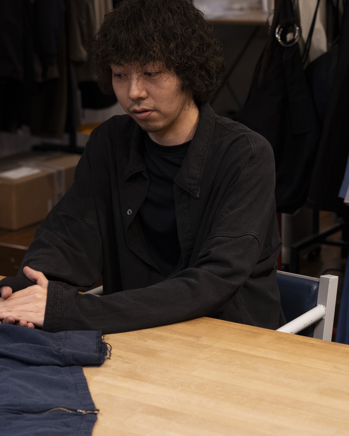 ジャケット・アウター ANCELLM for 1LDK SUEDE SILK JACKET Size2 ANCELLMと1LDK。まるでスウェードなシルクジャケットの話。
