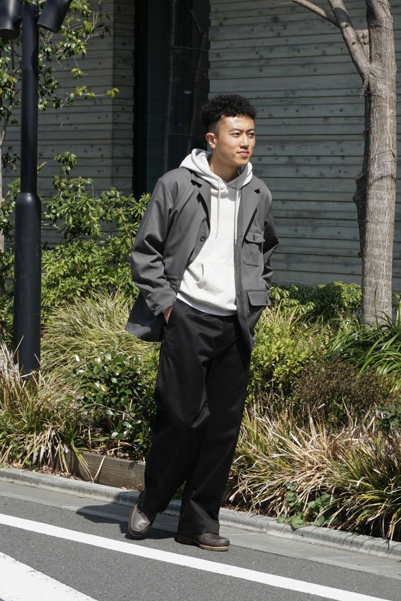 NO TUCK CHINO TROUSERS[BLACK] | 1LDK (ワンエルディーケー) 公式サイト