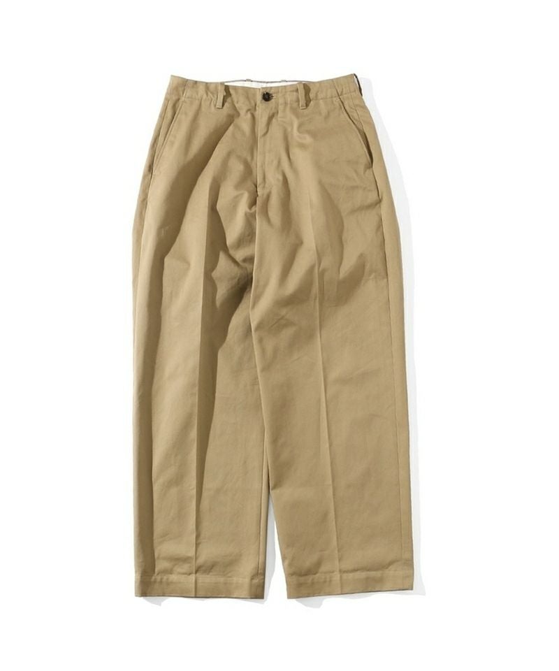 NO TUCK CHINO TROUSERS[CAMEL] | 1LDK (ワンエルディーケー) 公式サイト