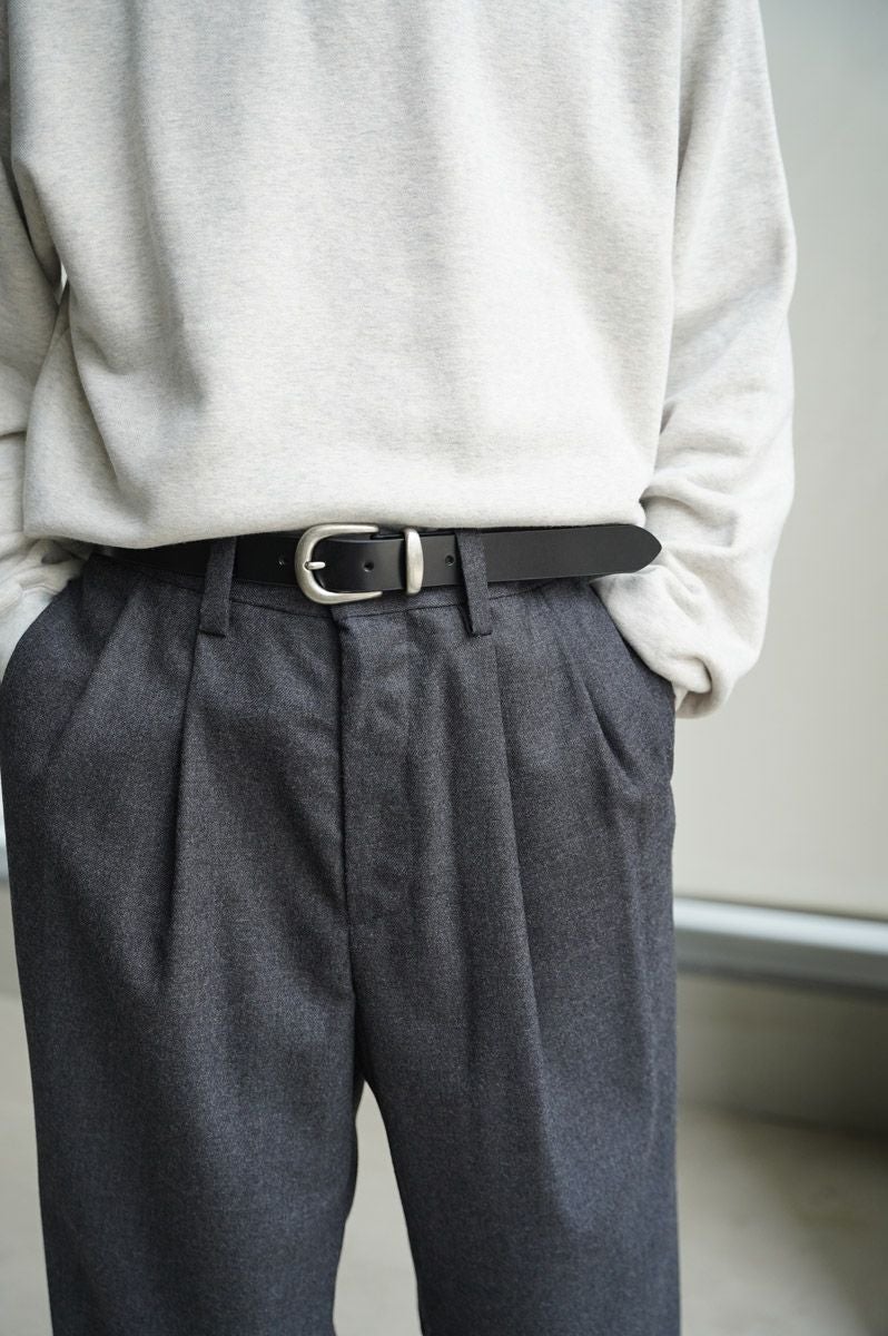 LEATHER BELT[BLACK] | 1LDK (ワンエルディーケー) 公式サイト