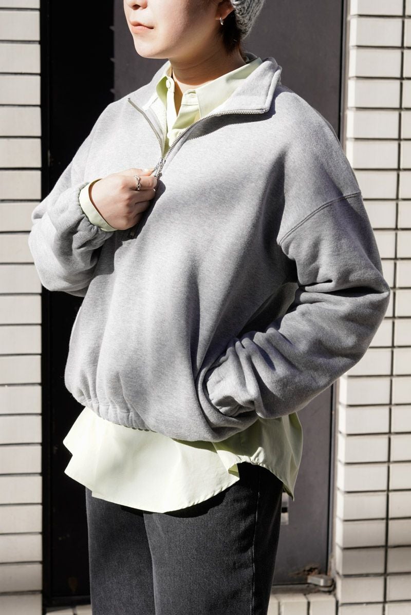 HALF ZIP SWEAT[L.BROWN] | 1LDK (ワンエルディーケー) 公式サイト