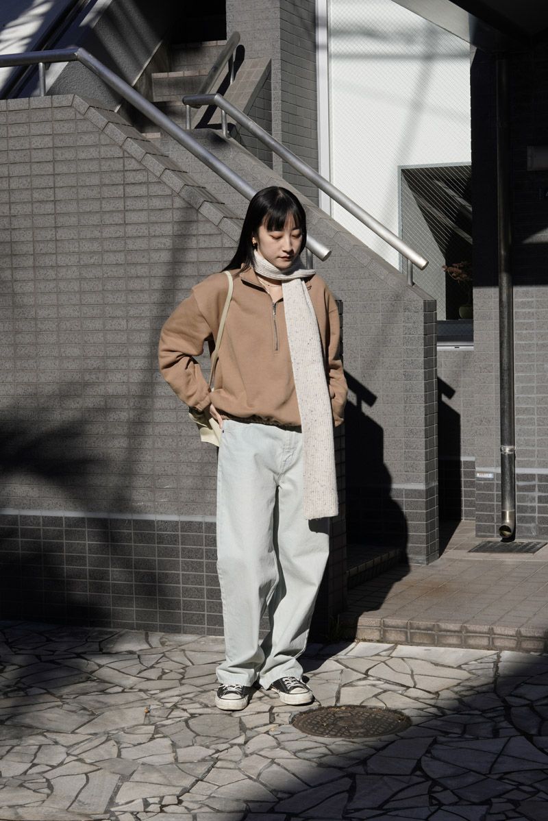 HALF ZIP SWEAT[L.BROWN] | 1LDK (ワンエルディーケー) 公式サイト
