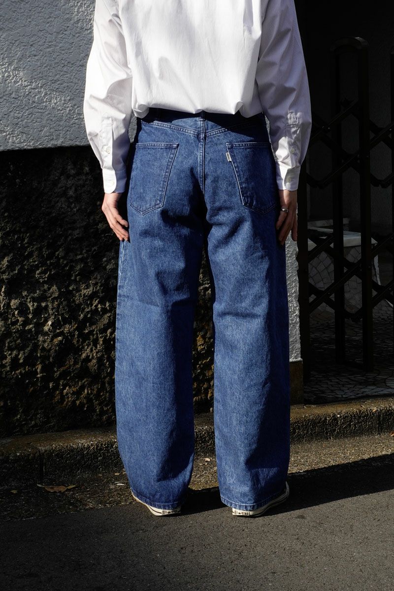 1TUCK BAGGY DENIM BIO[BLUE] | 1LDK (ワンエルディーケー) 公式サイト