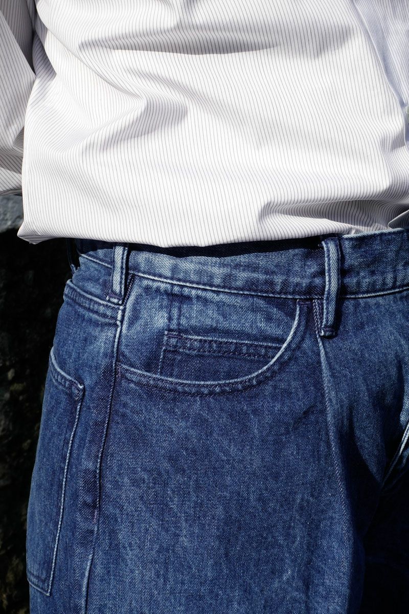 1TUCK BAGGY DENIM BIO[BLUE] | 1LDK (ワンエルディーケー) 公式サイト