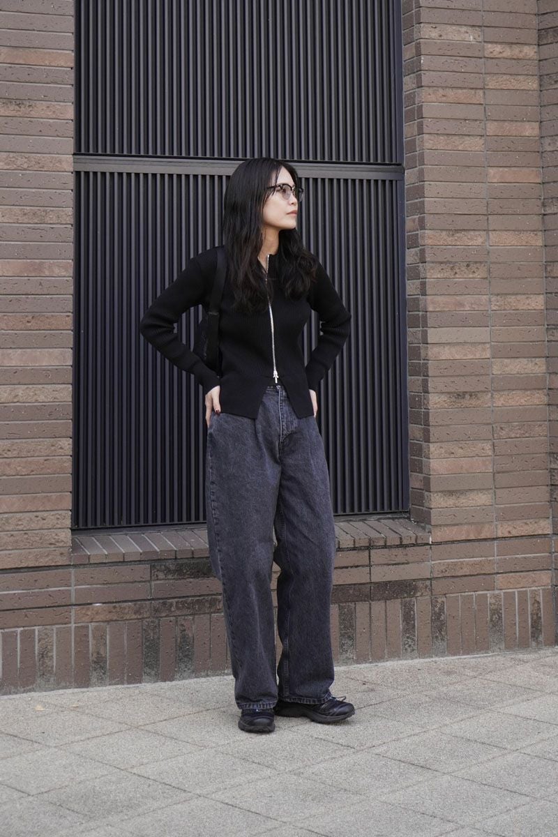 1TUCK BAGGY DENIM BIO[GRAY] | 1LDK (ワンエルディーケー) 公式サイト