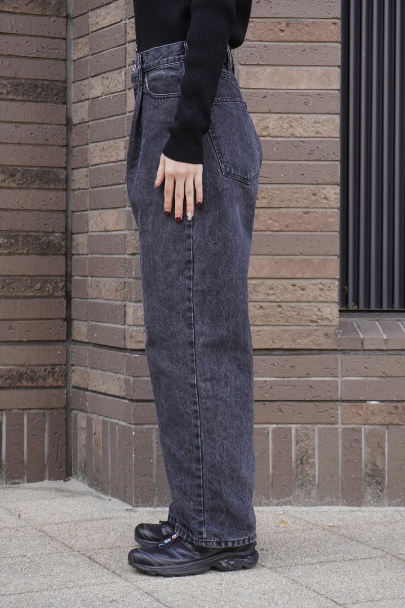 1TUCK BAGGY DENIM BIO[GRAY] | 1LDK (ワンエルディーケー) 公式サイト