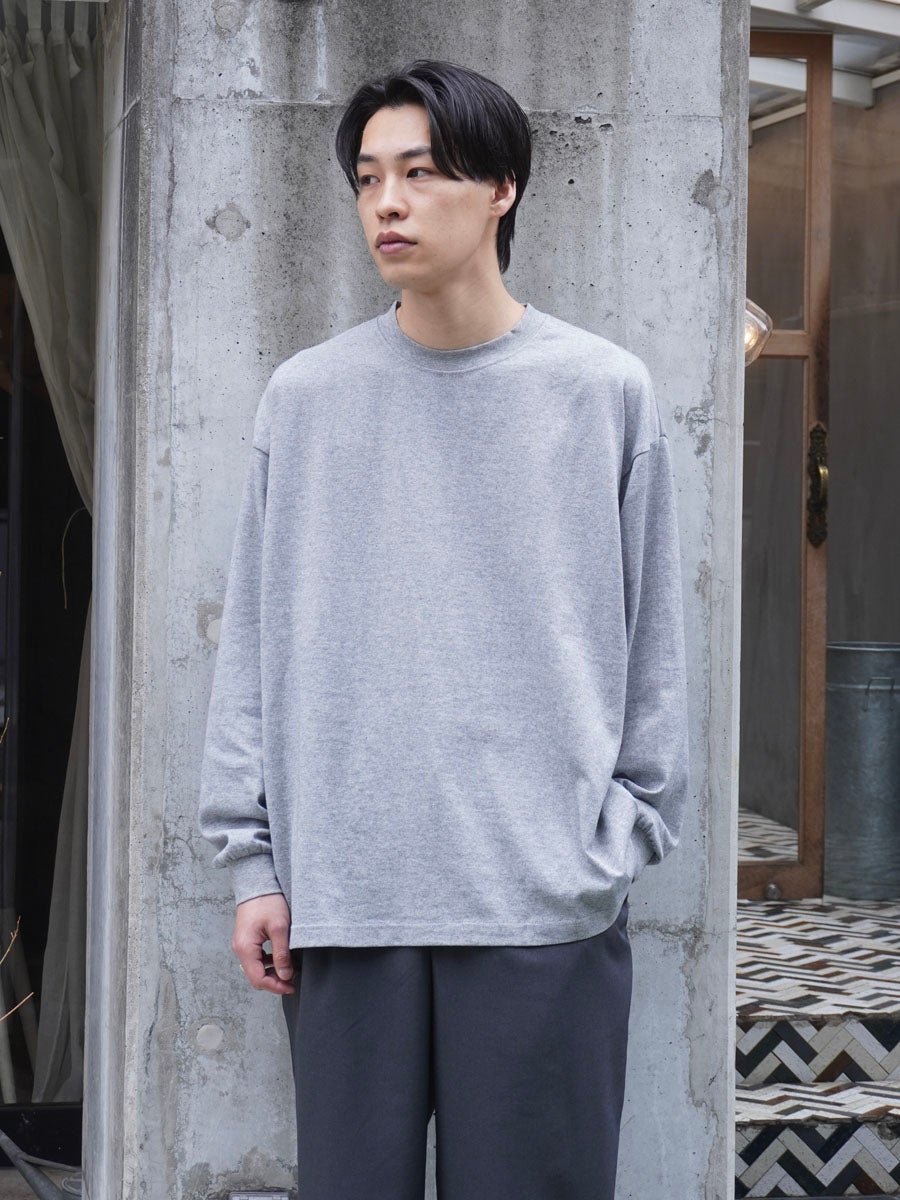 WIDE L/S TEE[GRAY] | 1LDK (ワンエルディーケー) 公式サイト