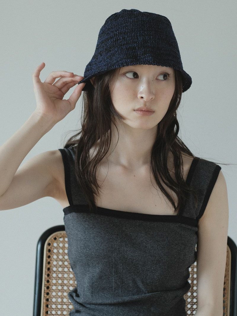 PAPER KNIT HAT[NAVY] | 1LDK (ワンエルディーケー) 公式サイト