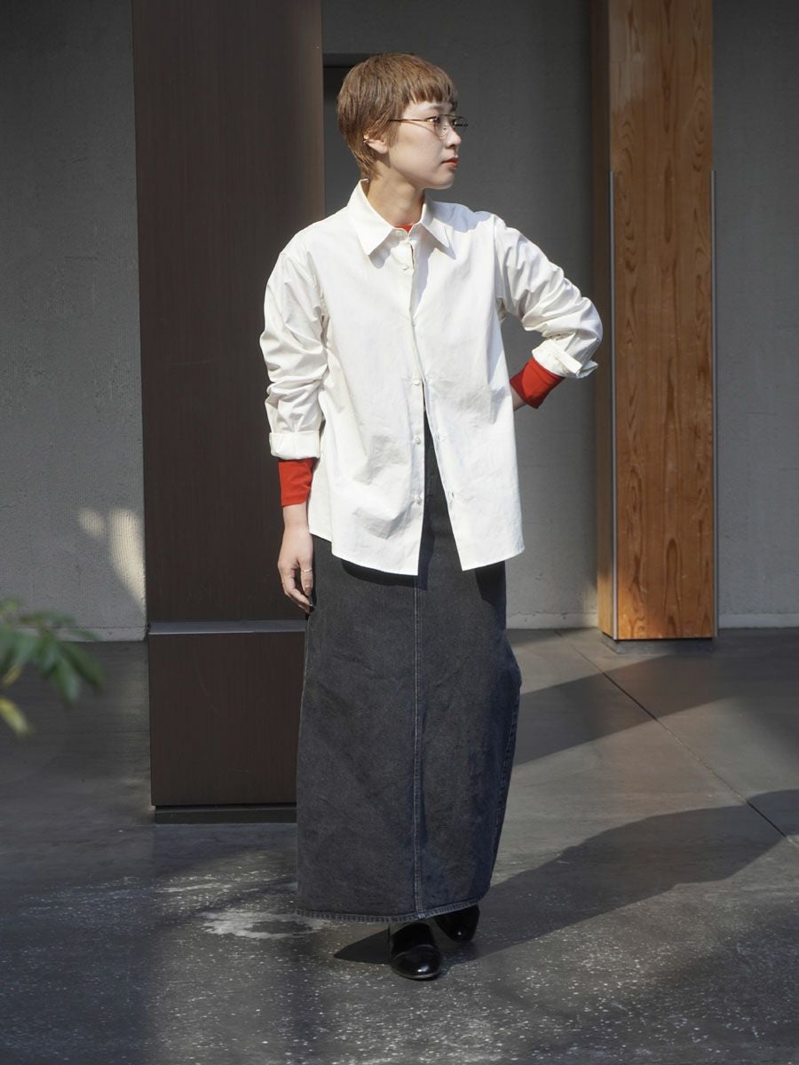 DENIM MAXI SKIRT[BLACK] | 1LDK (ワンエルディーケー) 公式サイト