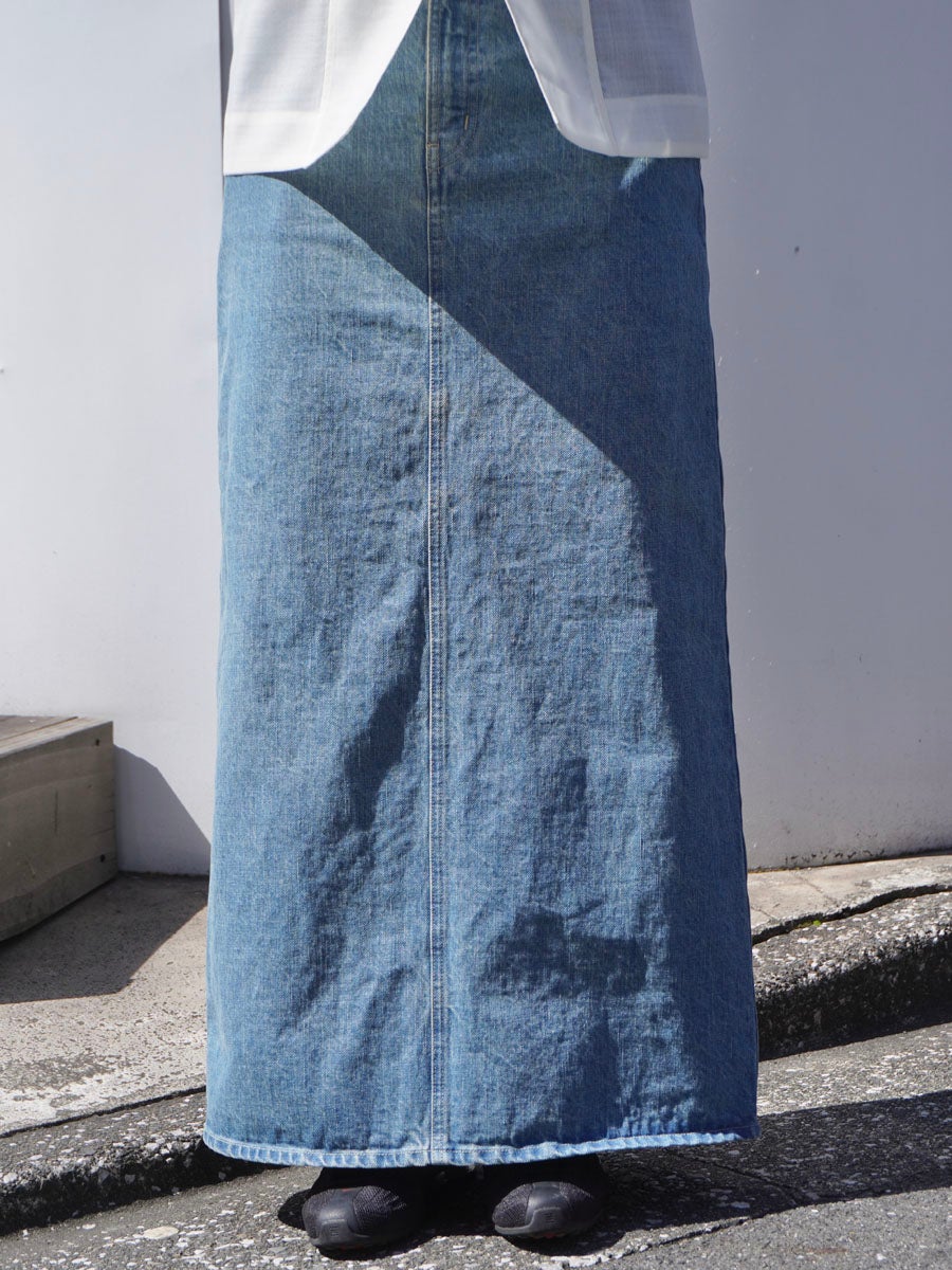 DENIM MAXI SKIRT[BLUE] | 1LDK (ワンエルディーケー) 公式サイト