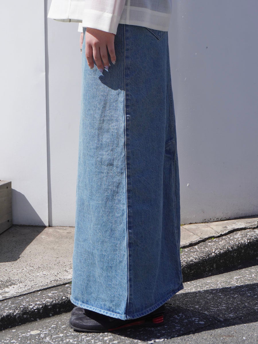 DENIM MAXI SKIRT[BLUE] | 1LDK (ワンエルディーケー) 公式サイト