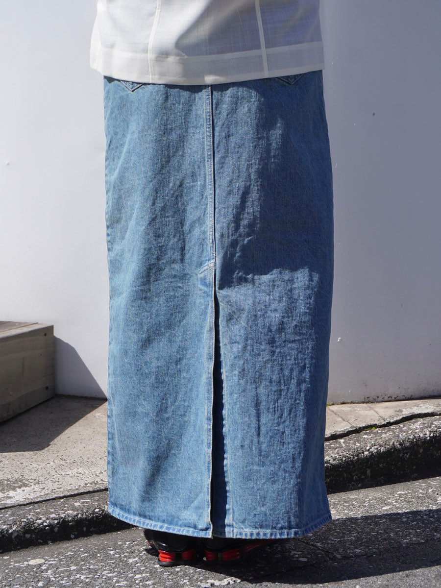 DENIM MAXI SKIRT[BLUE] | 1LDK (ワンエルディーケー) 公式サイト