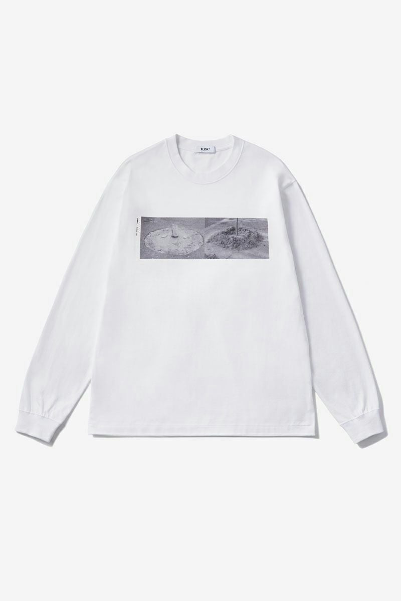 L/S T-shirt ”root”[WHITE] | 1LDK (ワンエルディーケー) 公式サイト