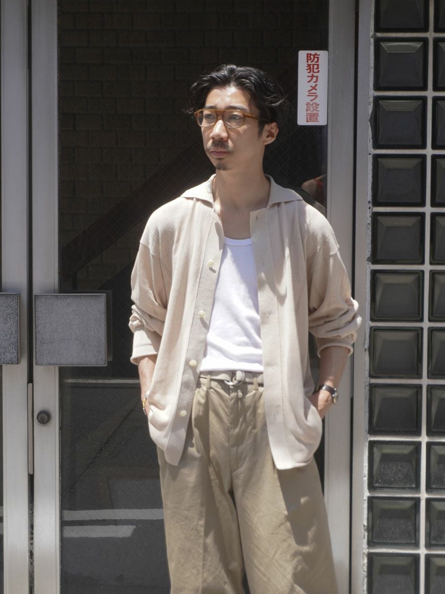 JYARIJYARI SILK SHIRTS C/D[STONE] | 1LDK (ワンエルディーケー) 公式