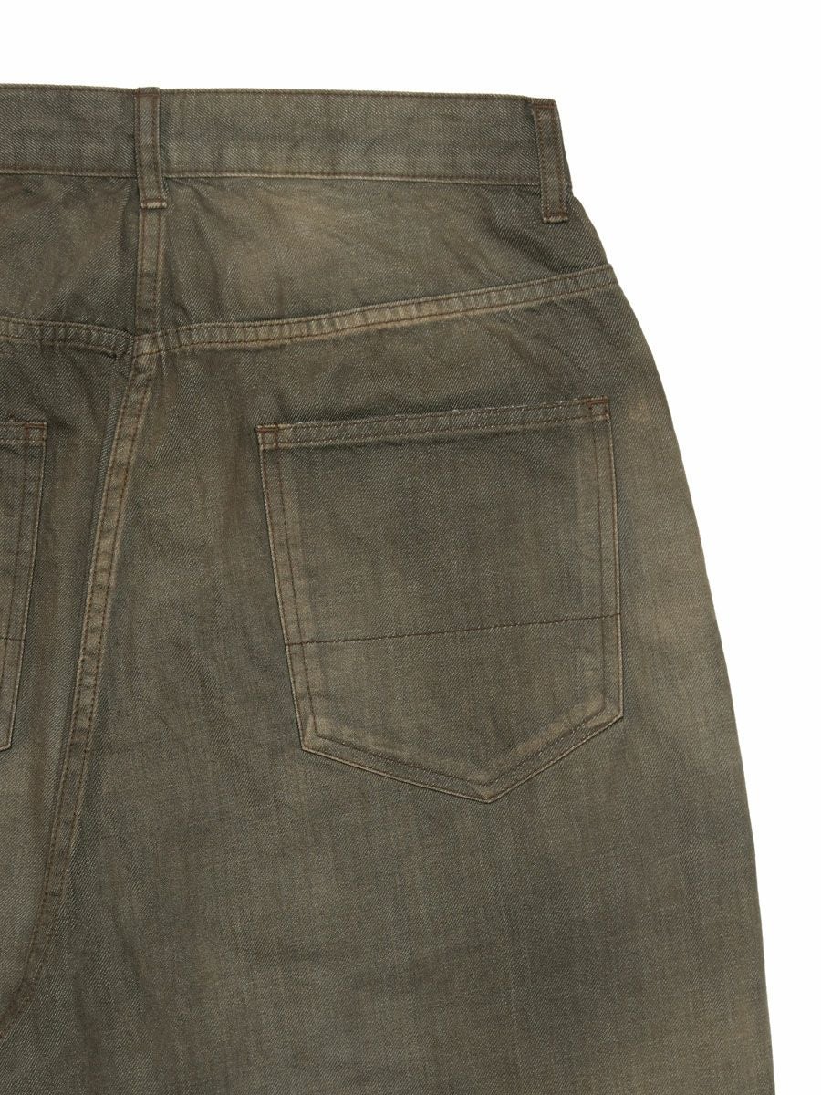AGING WIDE 5P DENIM PANTS EX[KHAKI] | 1LDK (ワンエルディーケー