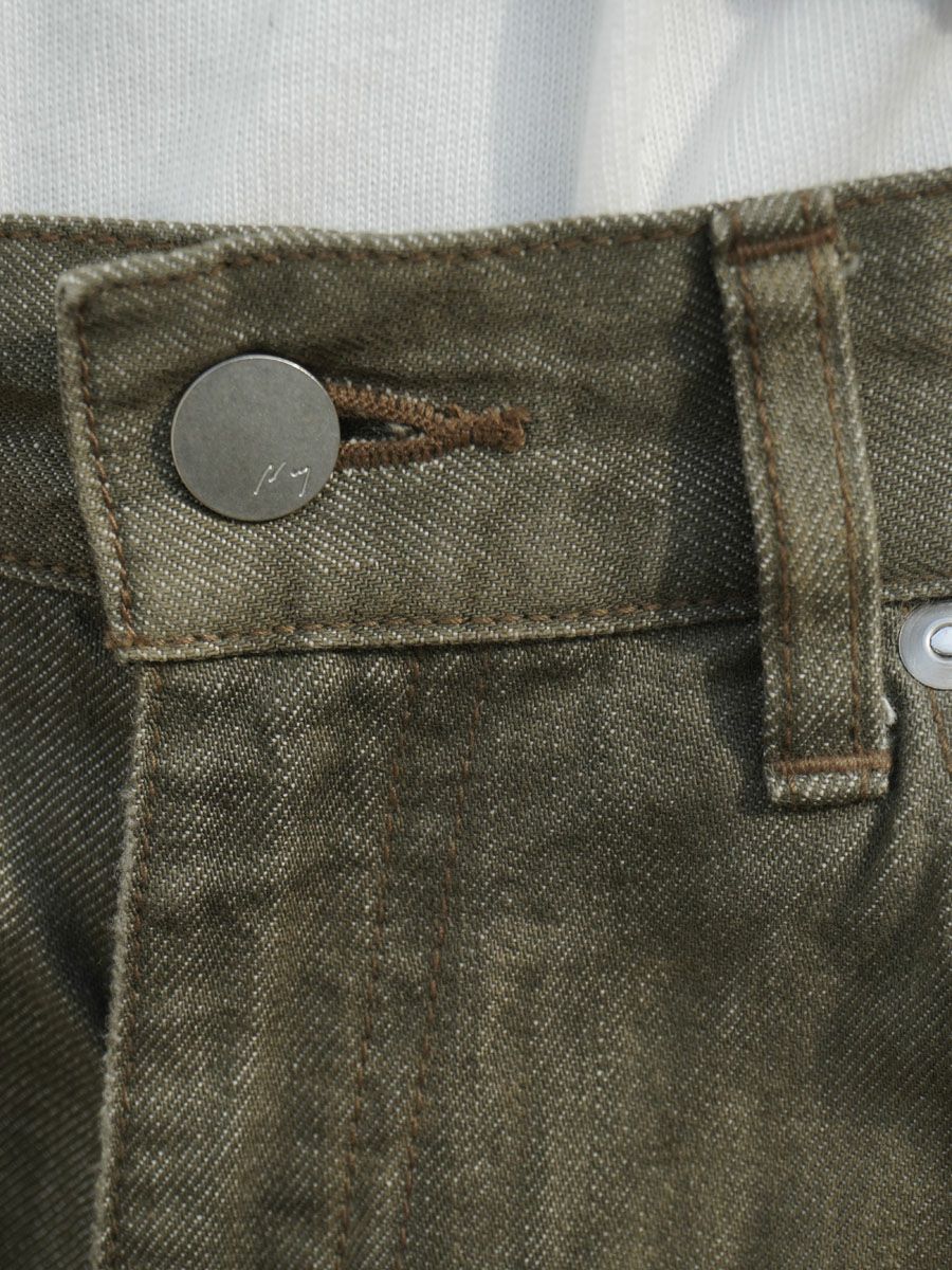 AGING WIDE 5P DENIM PANTS EX[KHAKI] | 1LDK (ワンエルディーケー