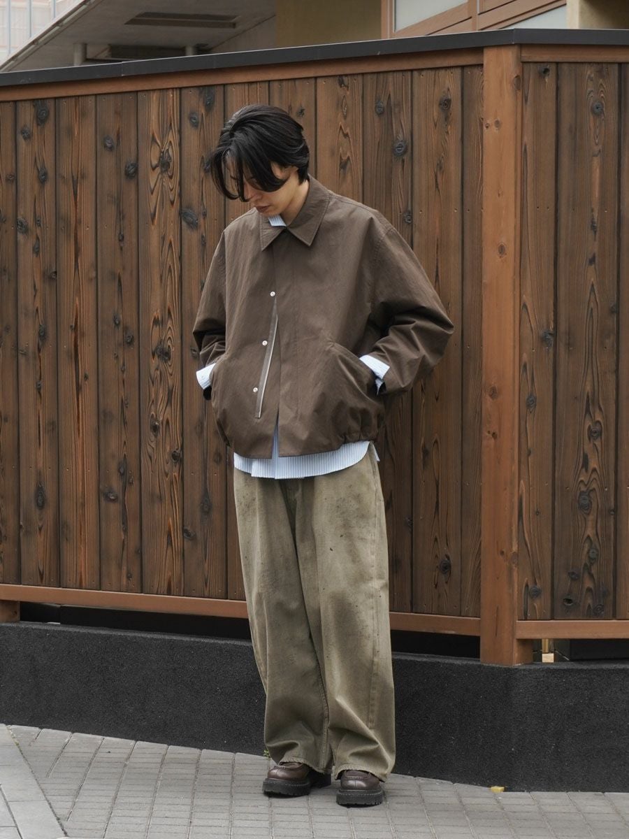 AGING WIDE 5P DENIM PANTS EX[KHAKI] | 1LDK (ワンエルディーケー