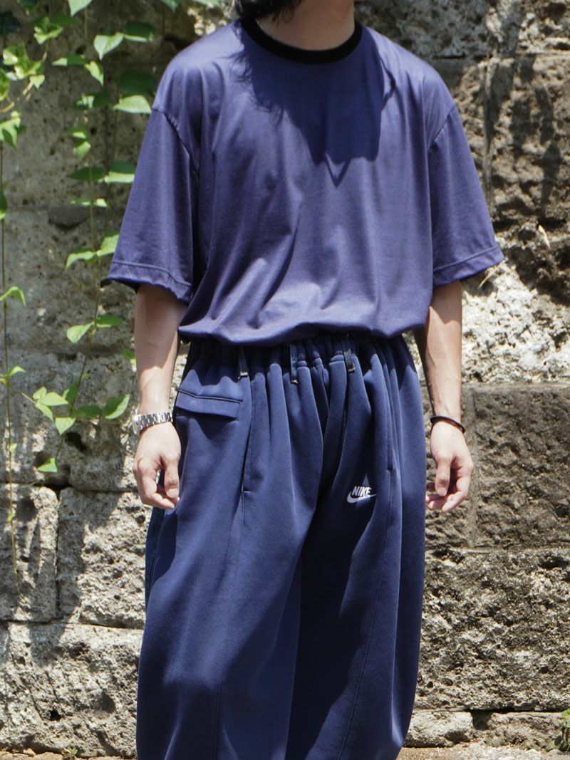 36G Wool Stripe S/S Tee[NAVY(Royal Blue)] | 1LDK (ワンエルディー