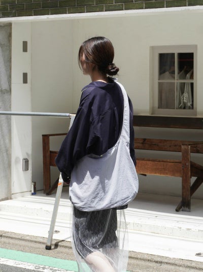 KNOTTED NYLON SHOULDER BAG[L.BLUE] | 1LDK (ワンエルディーケー 