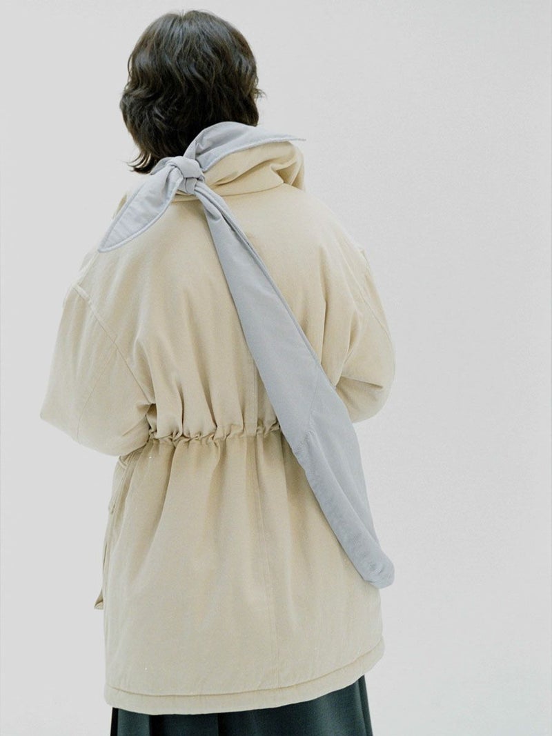 KNOTTED NYLON SHOULDER BAG[L.BLUE] | 1LDK (ワンエルディーケー