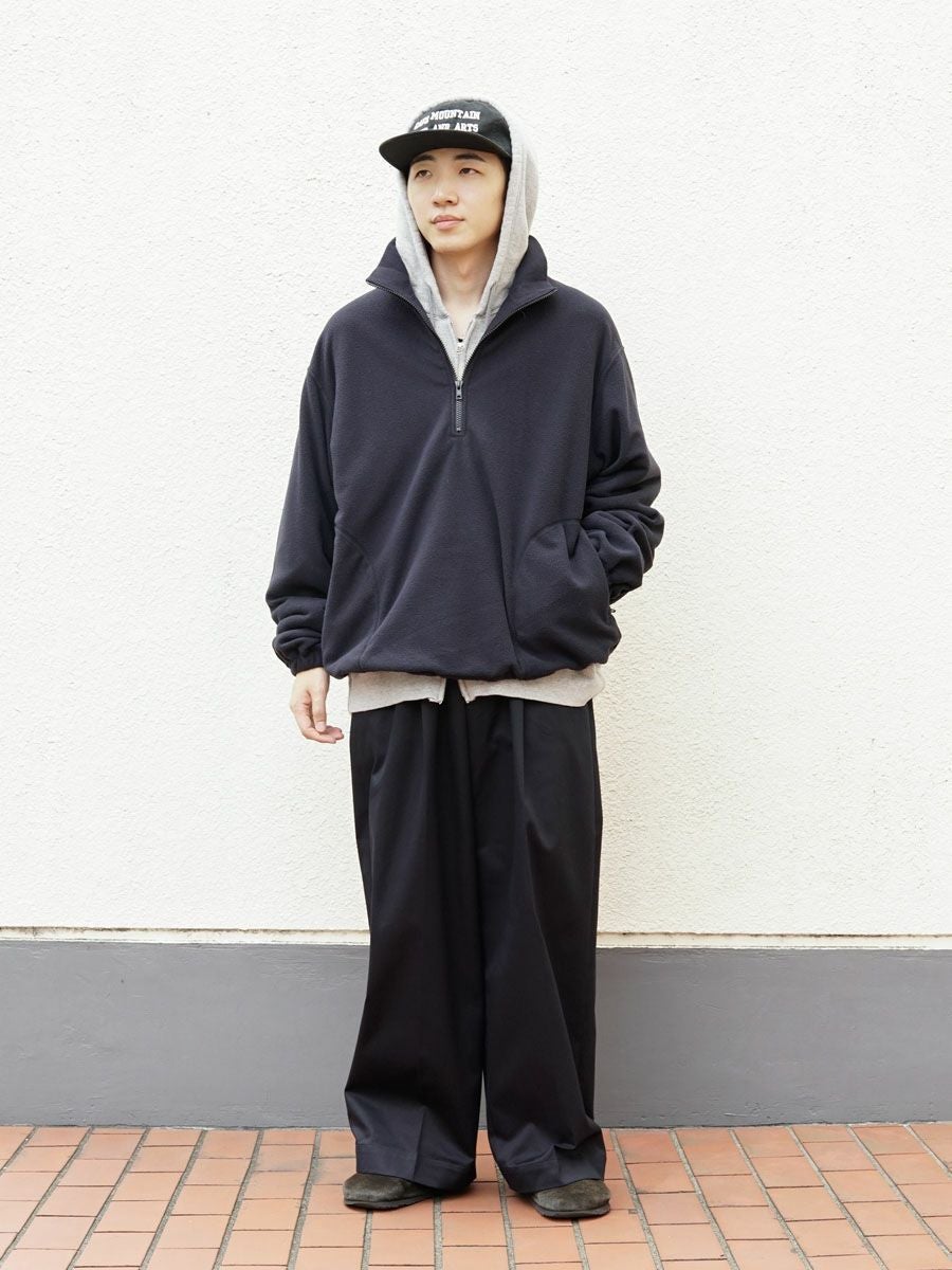 2TUCK WIDE CHINO TROUSERS[NAVY] | 1LDK (ワンエルディーケー) 公式サイト