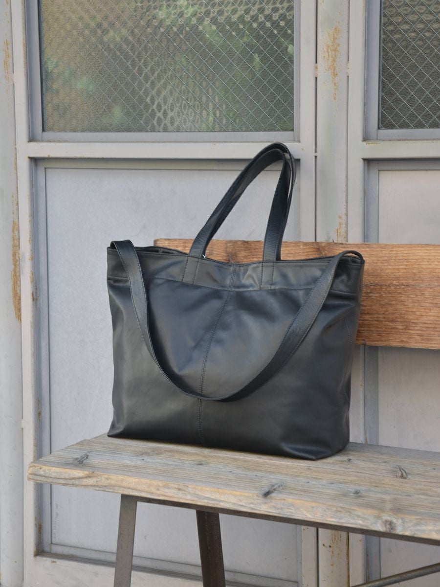 LEATHER BAG[BLACK] | 1LDK (ワンエルディーケー) 公式サイト