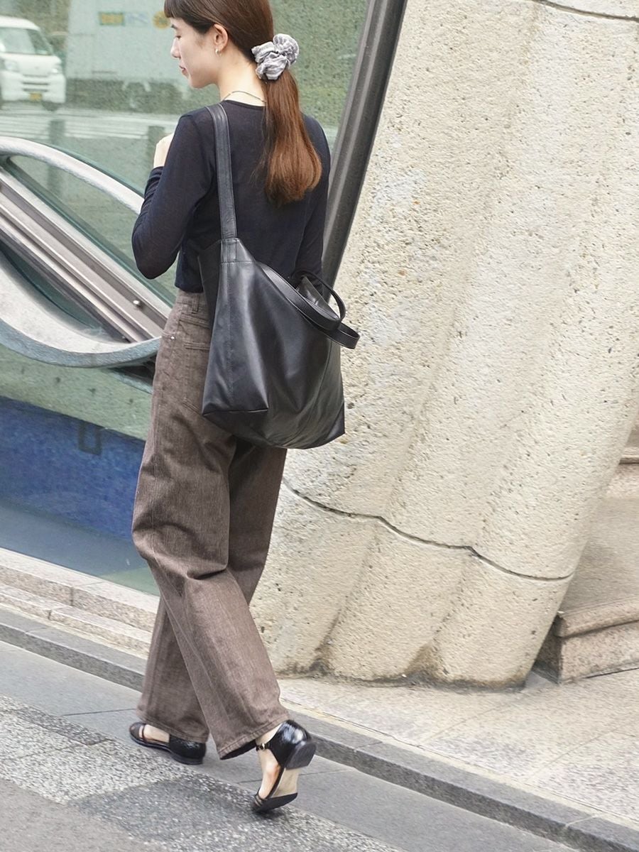 LEATHER BAG[BLACK] | 1LDK (ワンエルディーケー) 公式サイト