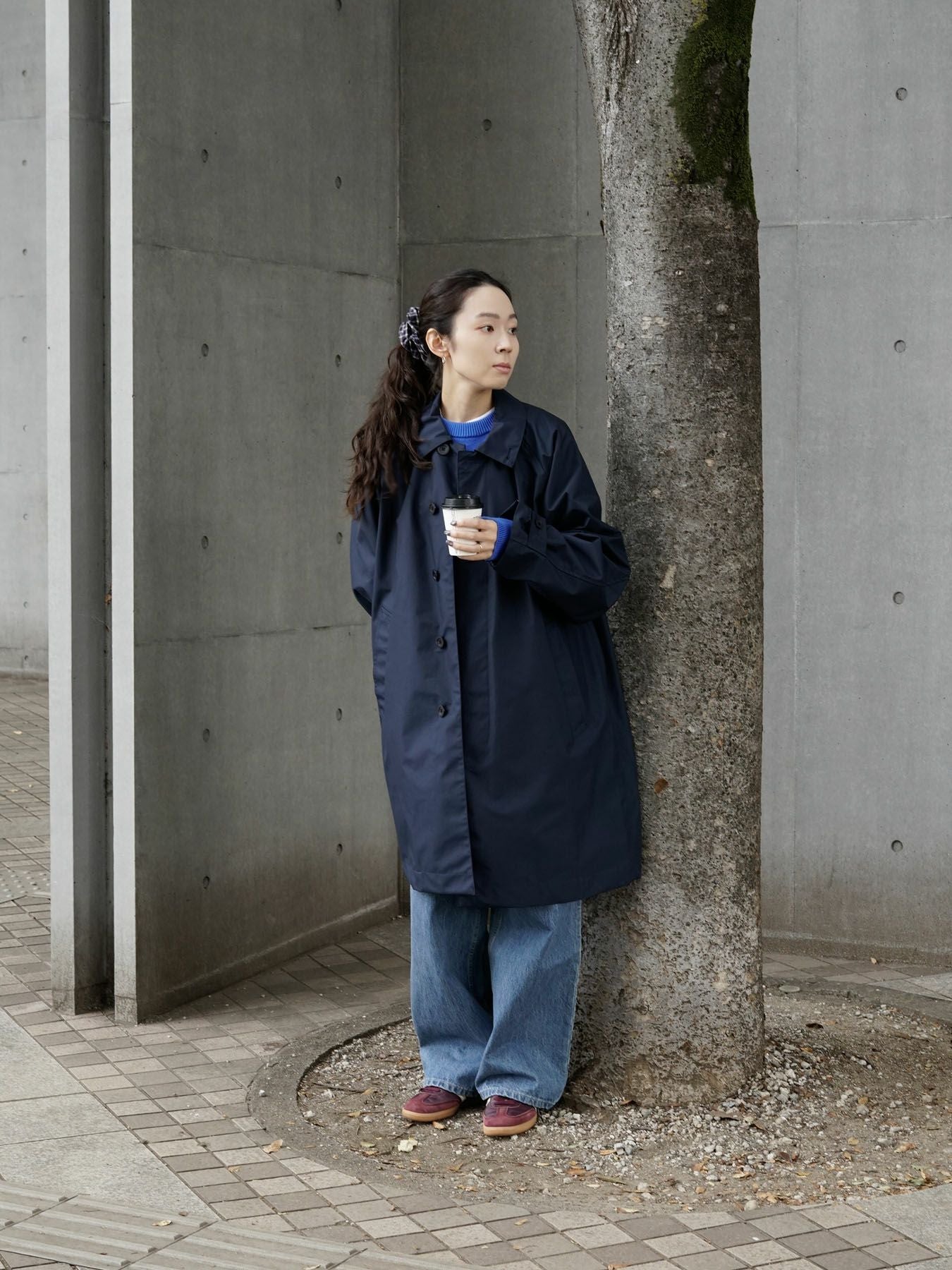 ONLY コート ネイビー L ONLY|COAT COLLECTION