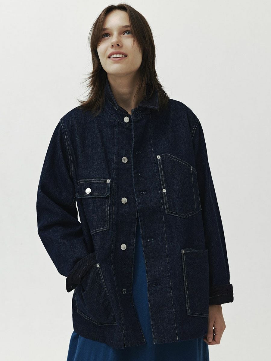 DENIM COVERALL JACKET[INDIGO] | 1LDK (ワンエルディーケー) 公式サイト