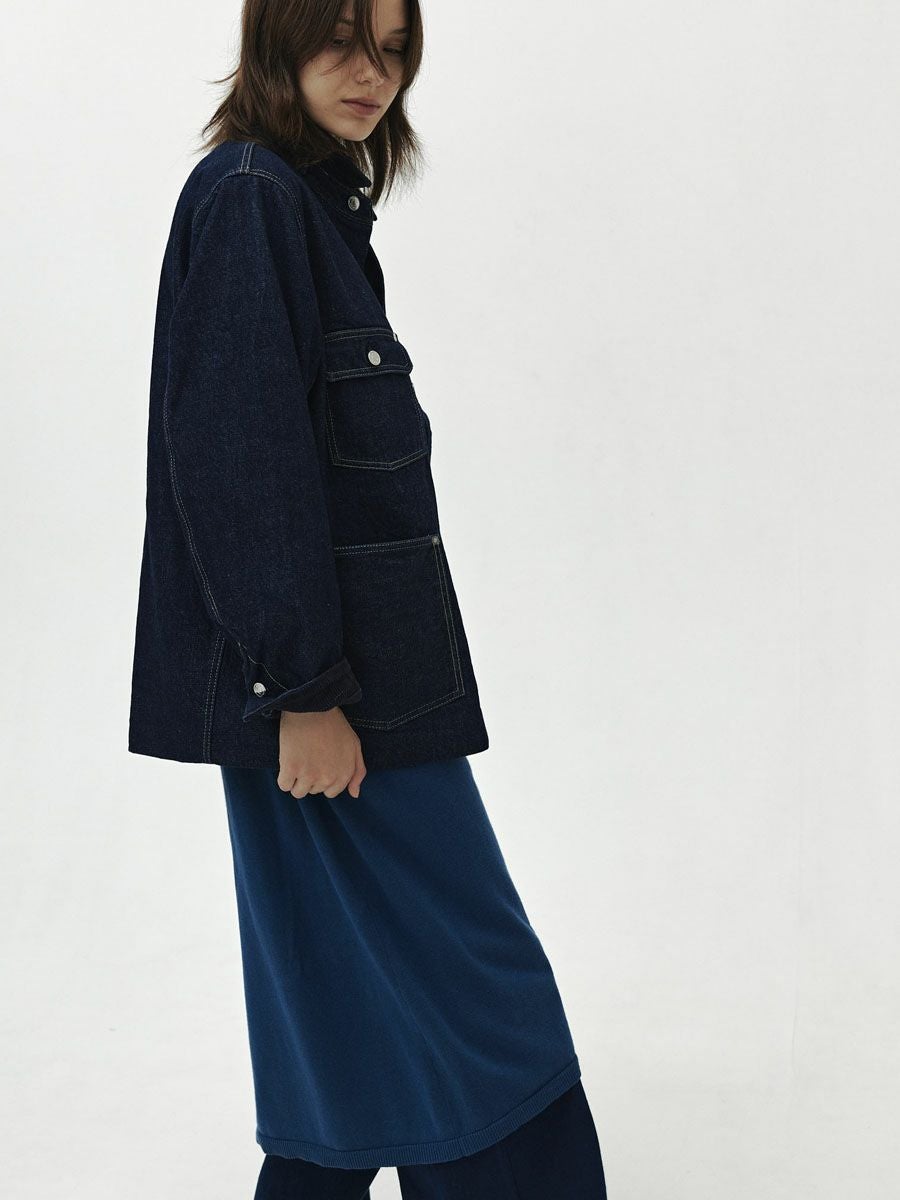 DENIM COVERALL JACKET[INDIGO] | 1LDK (ワンエルディーケー) 公式サイト