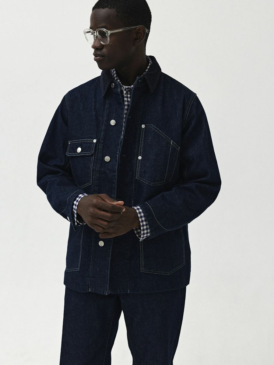 DENIM COVERALL JACKET[INDIGO] | 1LDK (ワンエルディーケー) 公式サイト