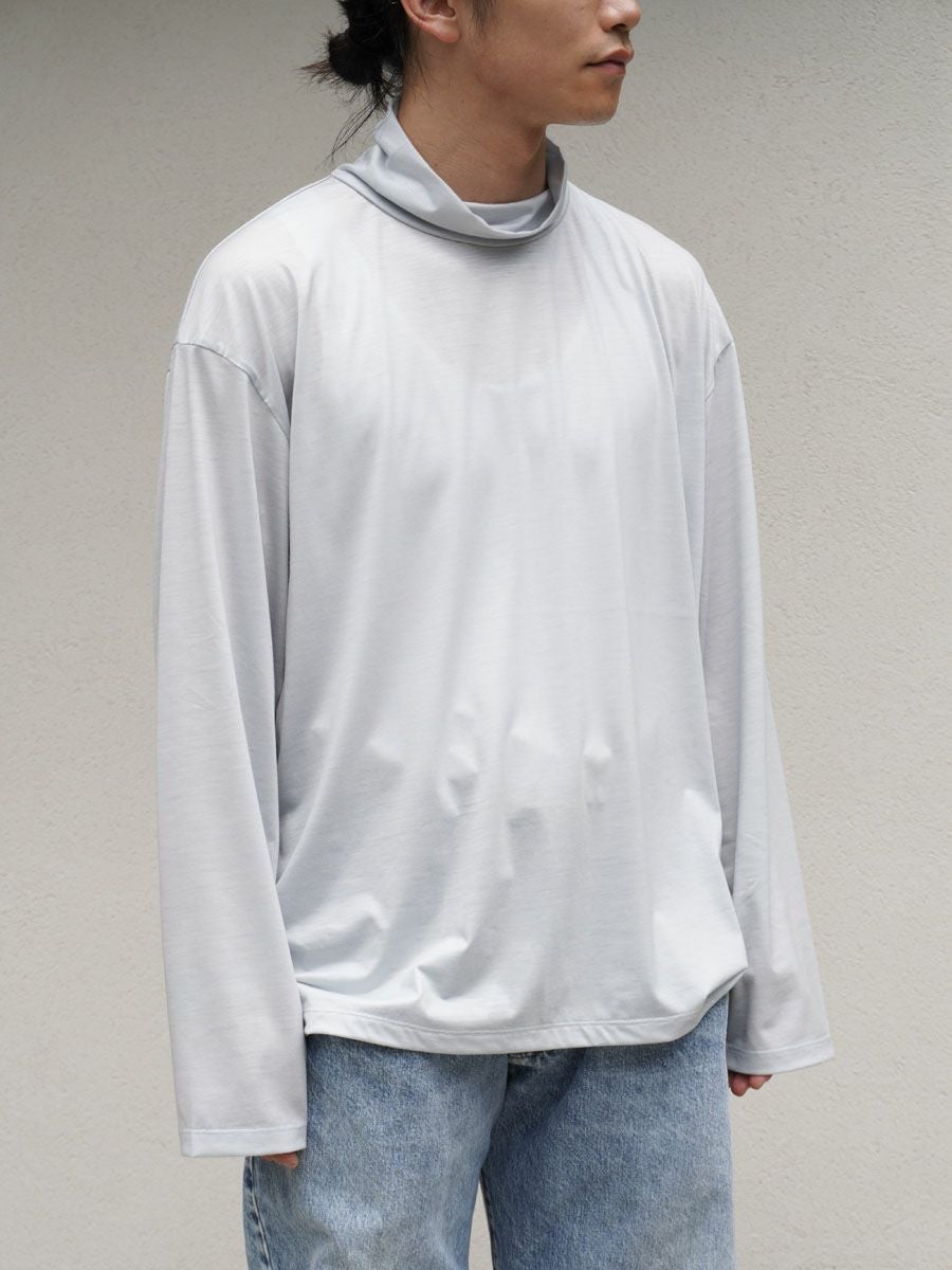 36G Wool Turtle Neck[SAX(Gloucester Blue)] | 1LDK (ワンエルディー
