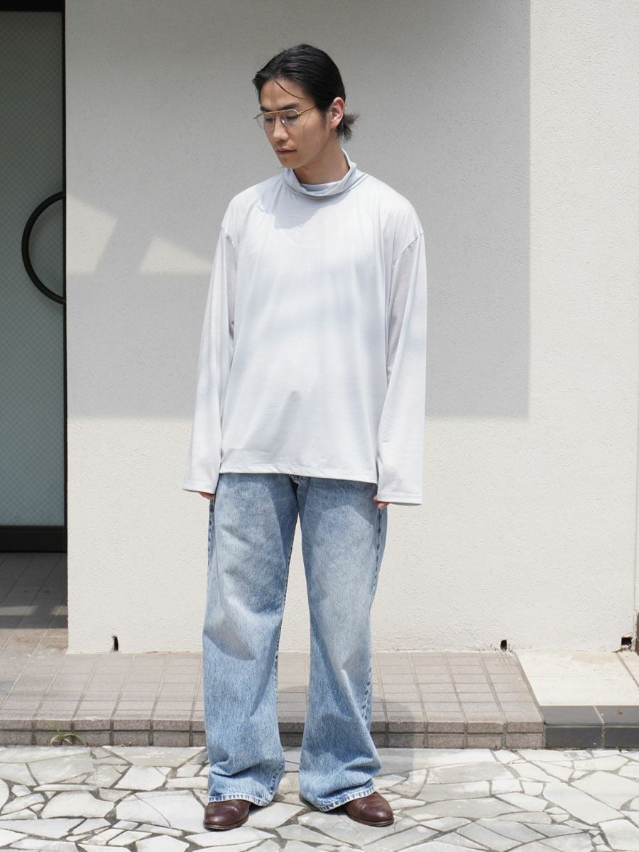 36G Wool Turtle Neck[SAX(Gloucester Blue)] | 1LDK (ワンエルディー