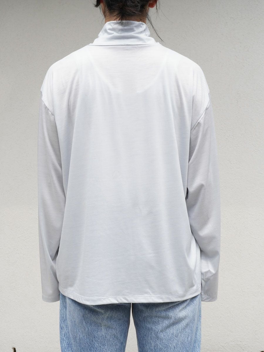 36G Wool Turtle Neck[SAX(Gloucester Blue)] | 1LDK (ワンエルディー