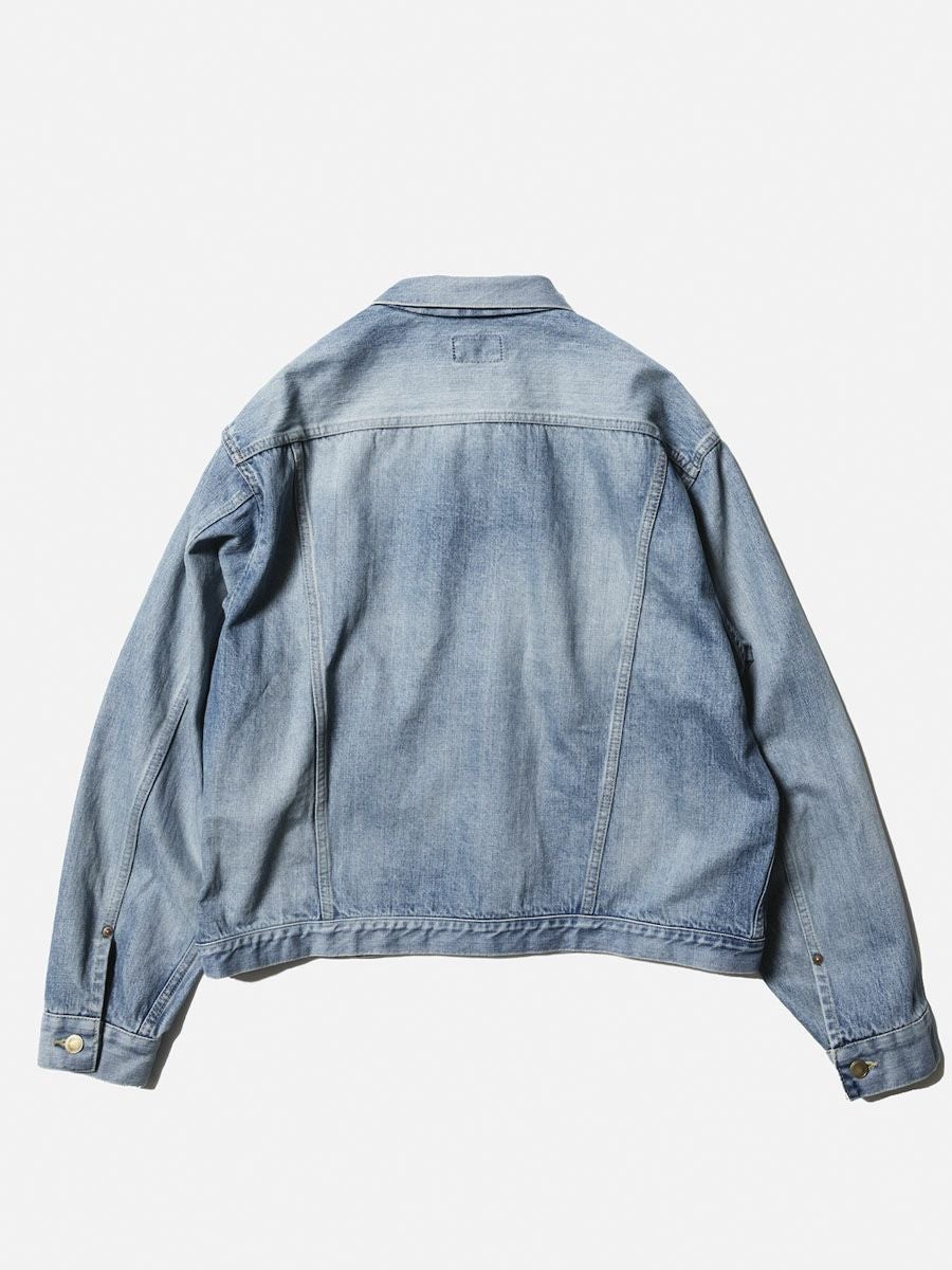 Unlikely Time Travel Trucker Jacket 1977Wash[Vintage Indigo
