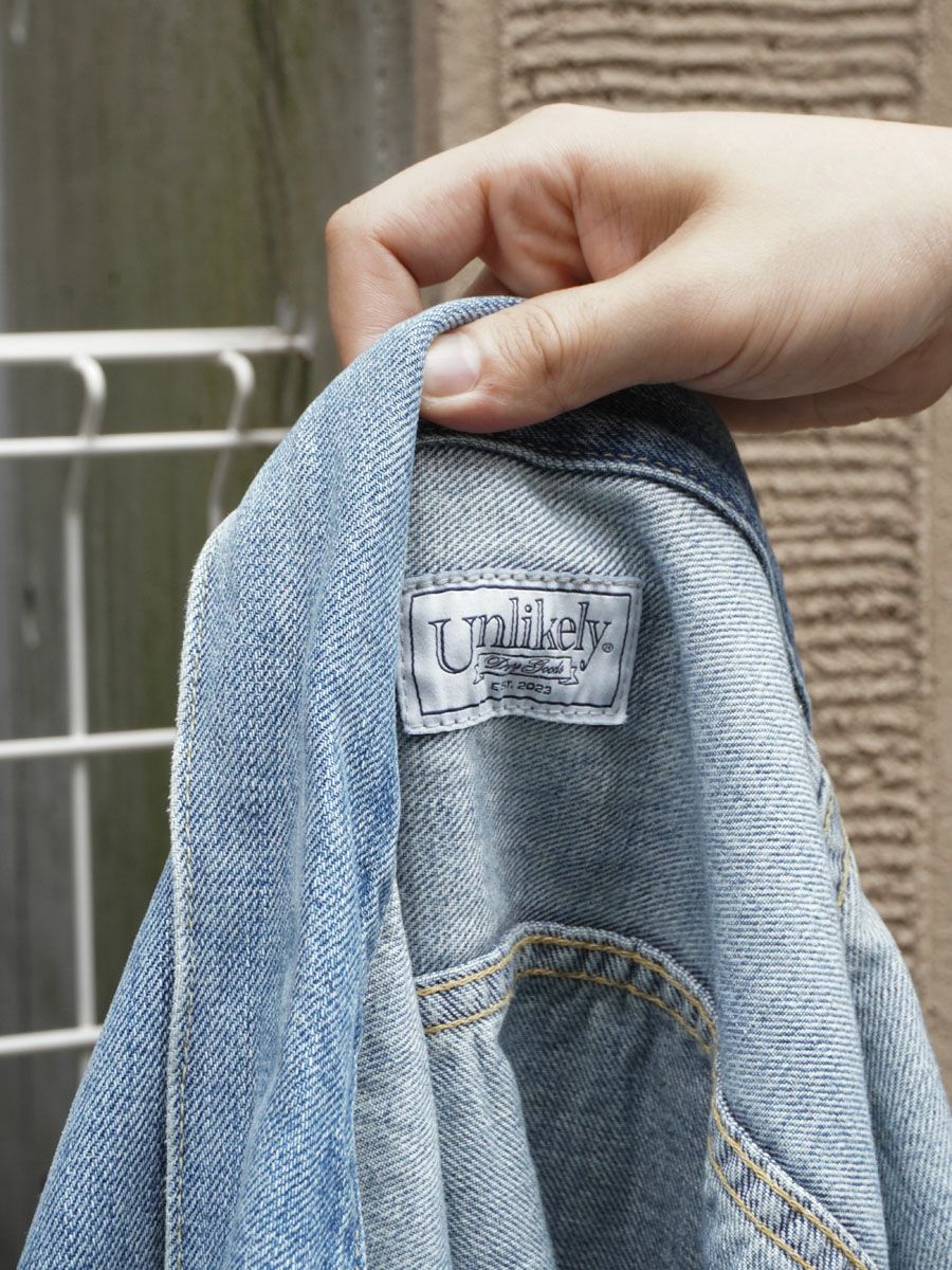 Unlikely Time Travel Trucker Jacket 1977Wash[Vintage Indigo