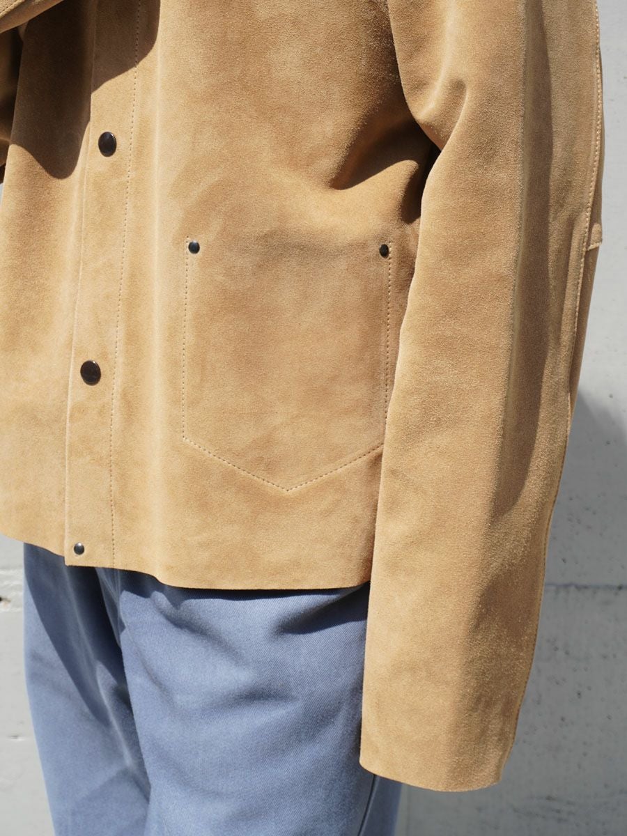 ジャケット・アウター COTTON WREATH SUEDE WELDING JACKET WELDING JACKET[TAN] | 1LDK (ワンエルディーケー) 公式サイト