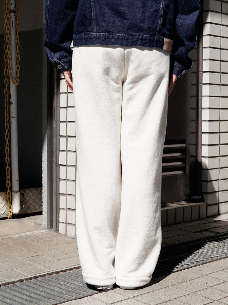JUMBERCA SWEAT STRAIGHT TROUSERS[OATMEAL] | 1LDK (ワンエルディー