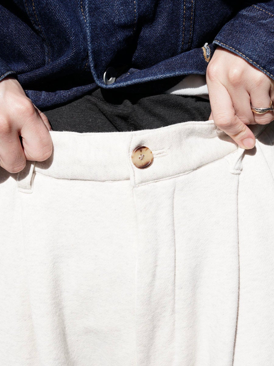 JUMBERCA SWEAT STRAIGHT TROUSERS[OATMEAL] | 1LDK (ワンエルディー