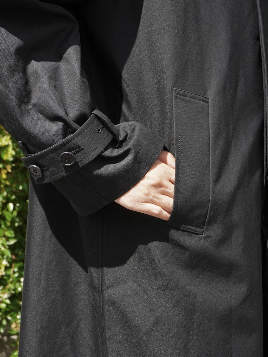 MY BASIC TRENCH COAT[BLACK] | 1LDK (ワンエルディーケー) 公式サイト
