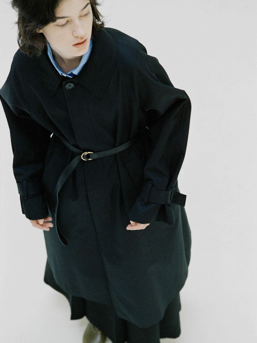 MY_ トレンチコート　ブラック MY BASIC TRENCH COAT[BLACK] | 1LDK (ワンエルディーケー) 公式サイト