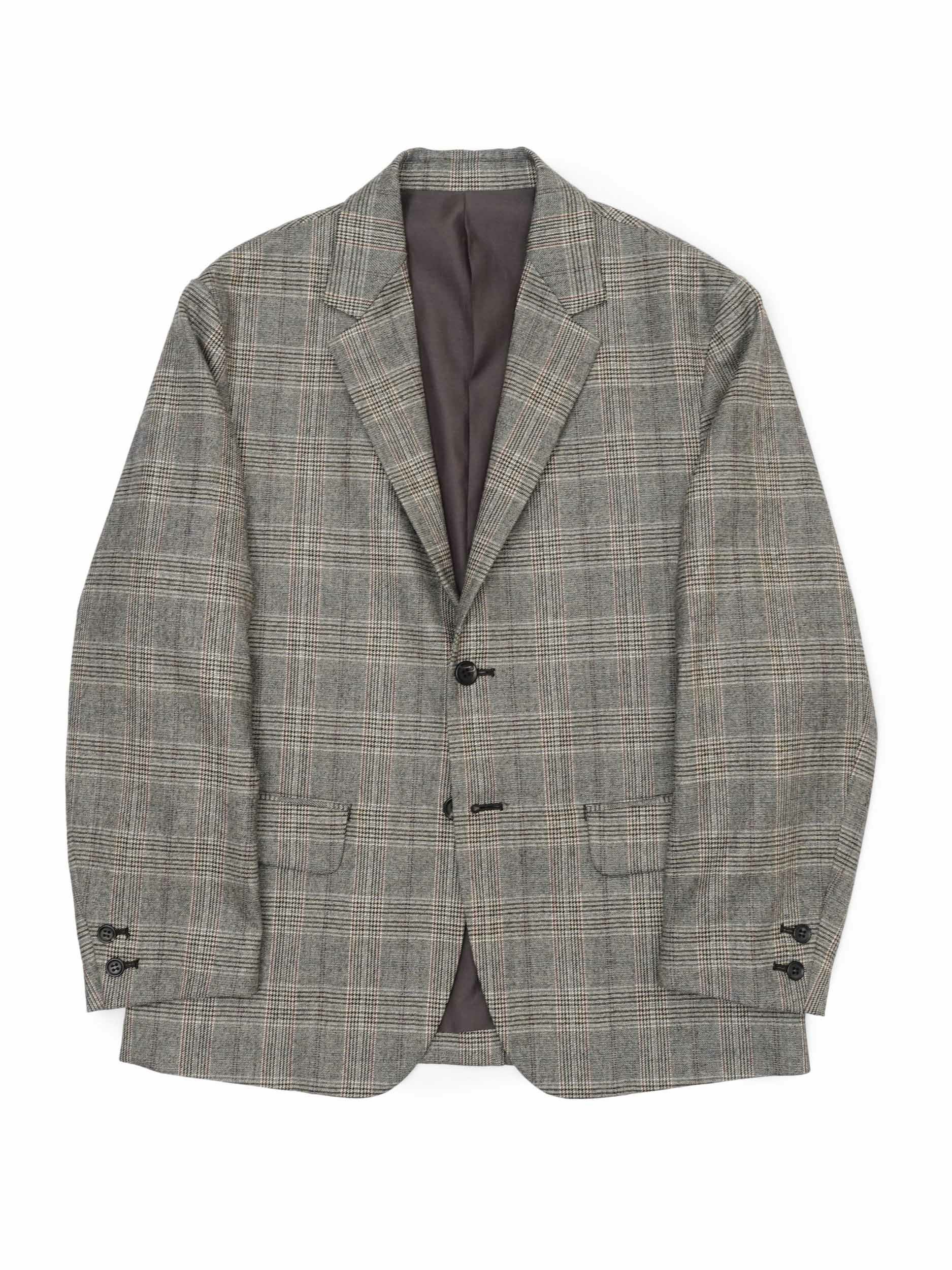 WOOL CHECK TAILORED JACKET[GRAY CHECK] | 1LDK (ワンエルディーケー