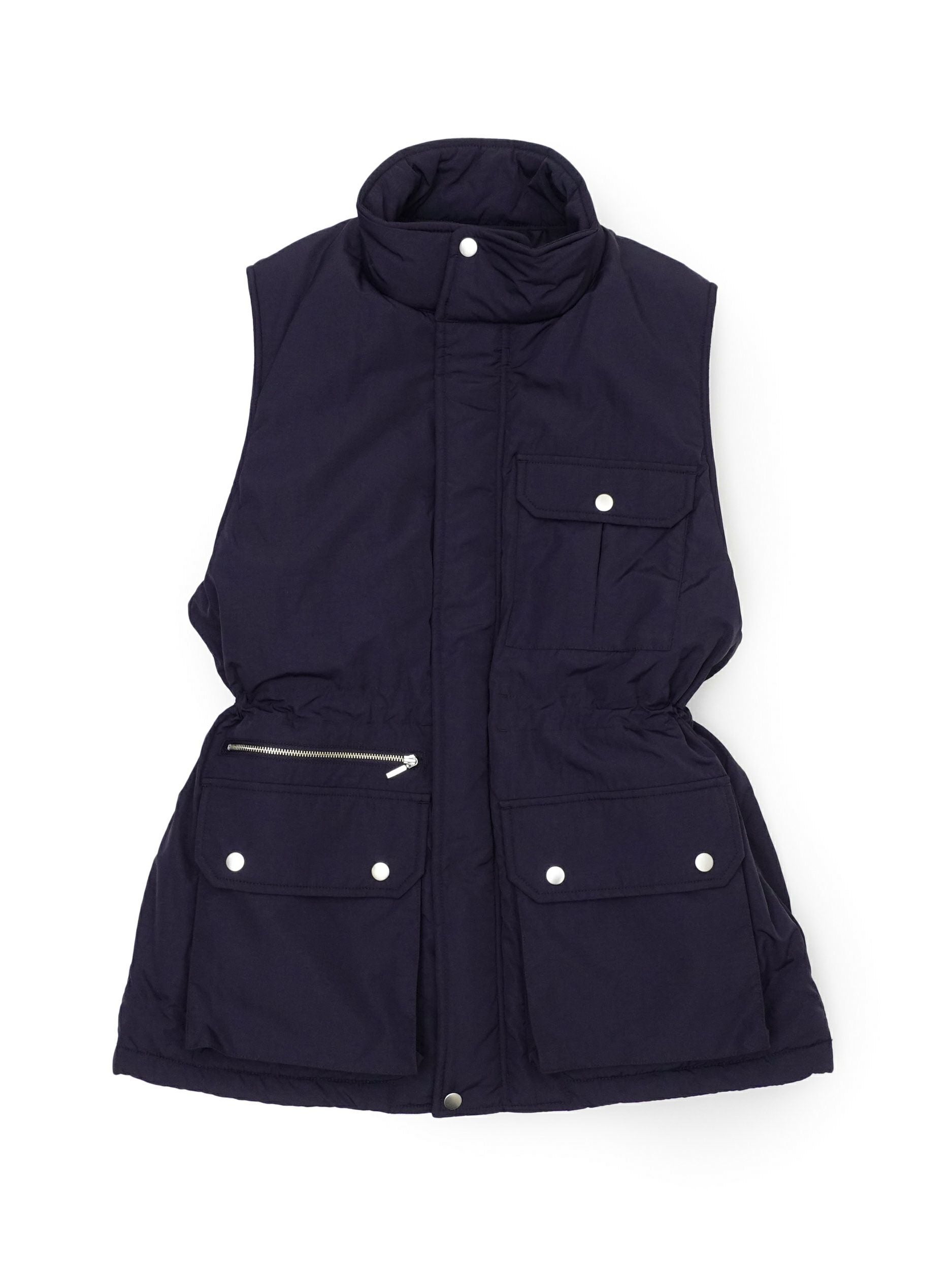 ベスト/ジレ  Long Gillet Navy gypsohila ジレ / ベスト | gypsohila