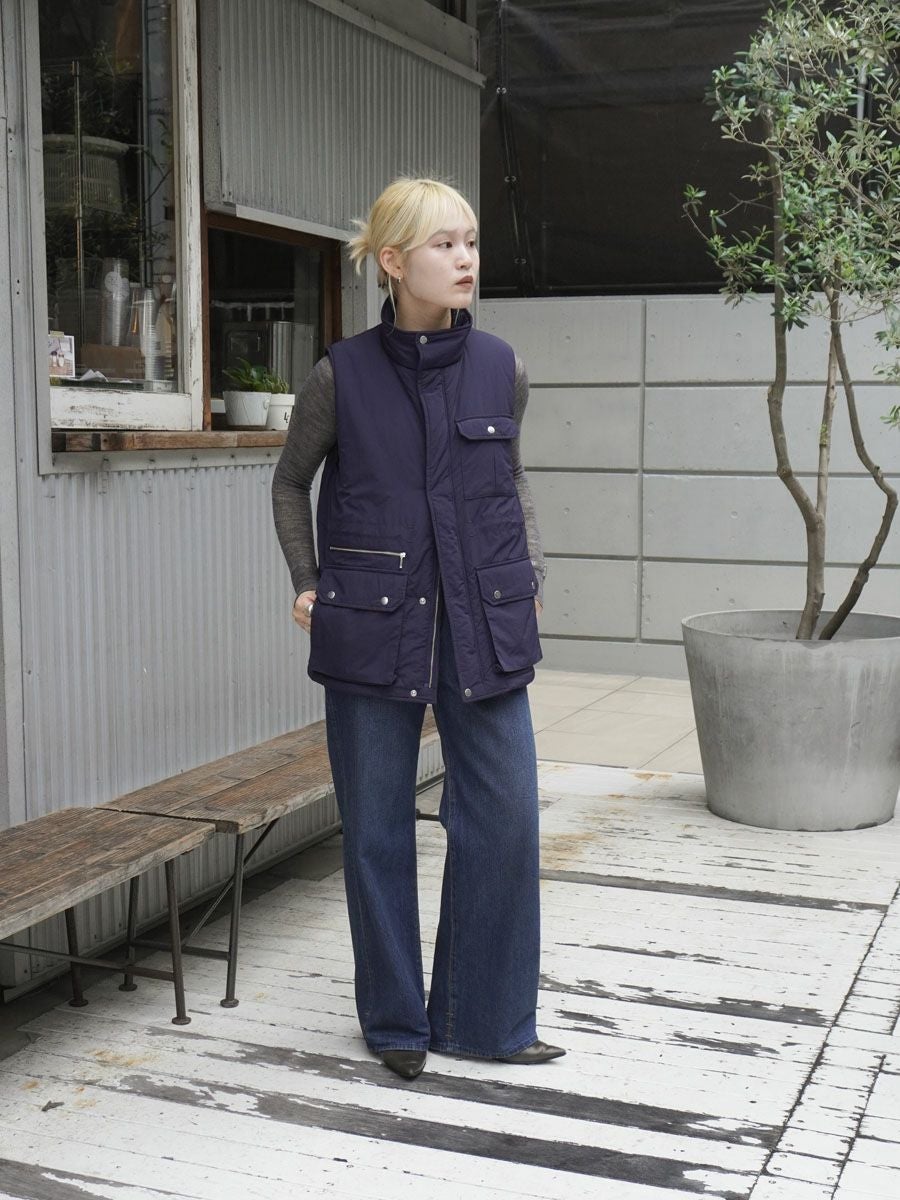 OVERSIZED PADDED GILLET[NAVY] | 1LDK (ワンエルディーケー) 公式サイト
