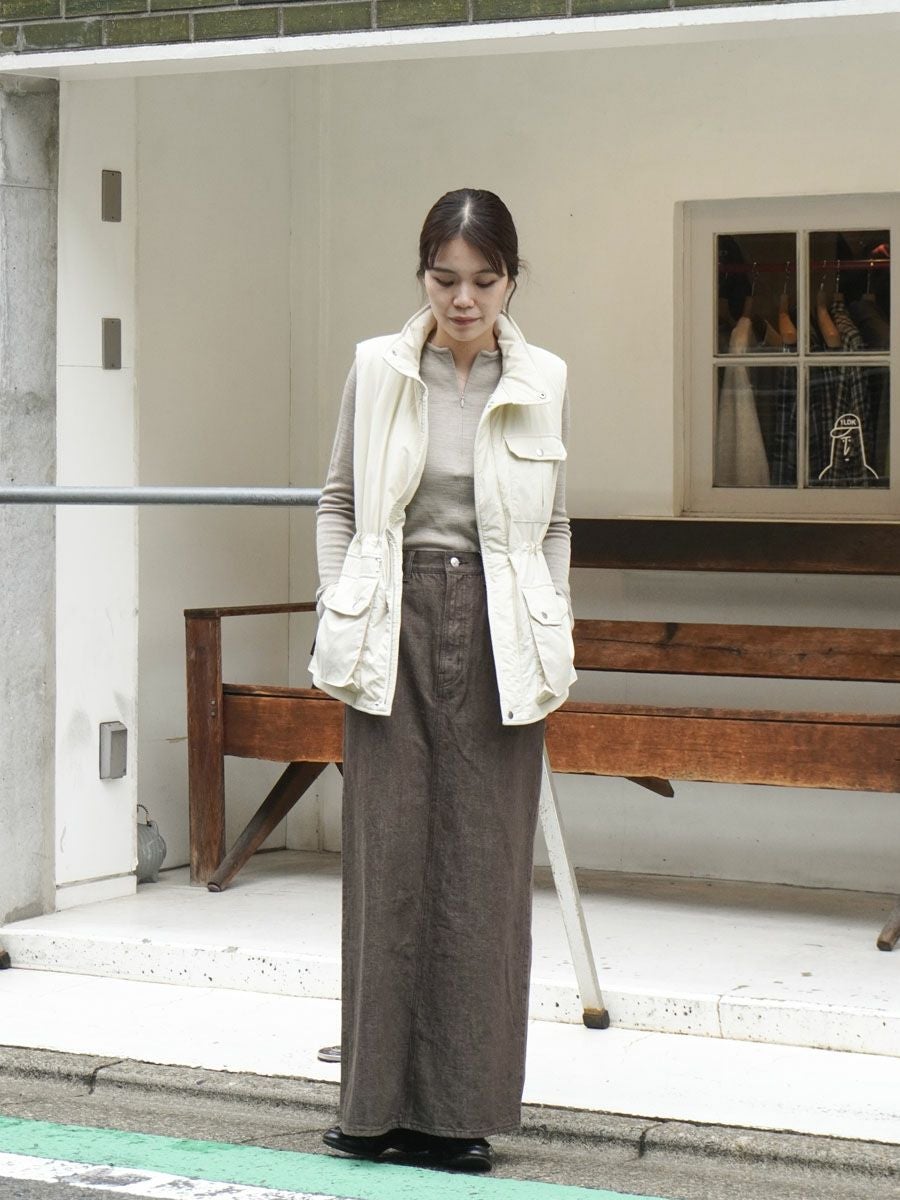 OVERSIZED PADDED GILLET[ECRU] | 1LDK (ワンエルディーケー) 公式サイト