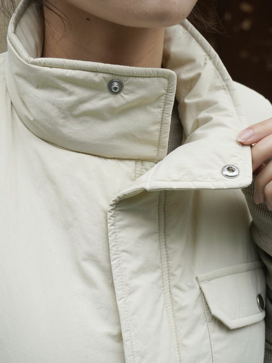 OVERSIZED PADDED GILLET[ECRU] | 1LDK (ワンエルディーケー) 公式サイト