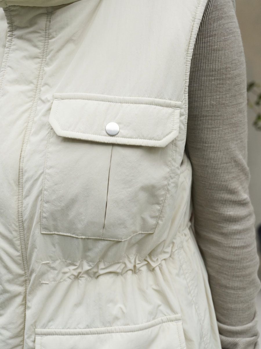OVERSIZED PADDED GILLET[ECRU] | 1LDK (ワンエルディーケー) 公式サイト