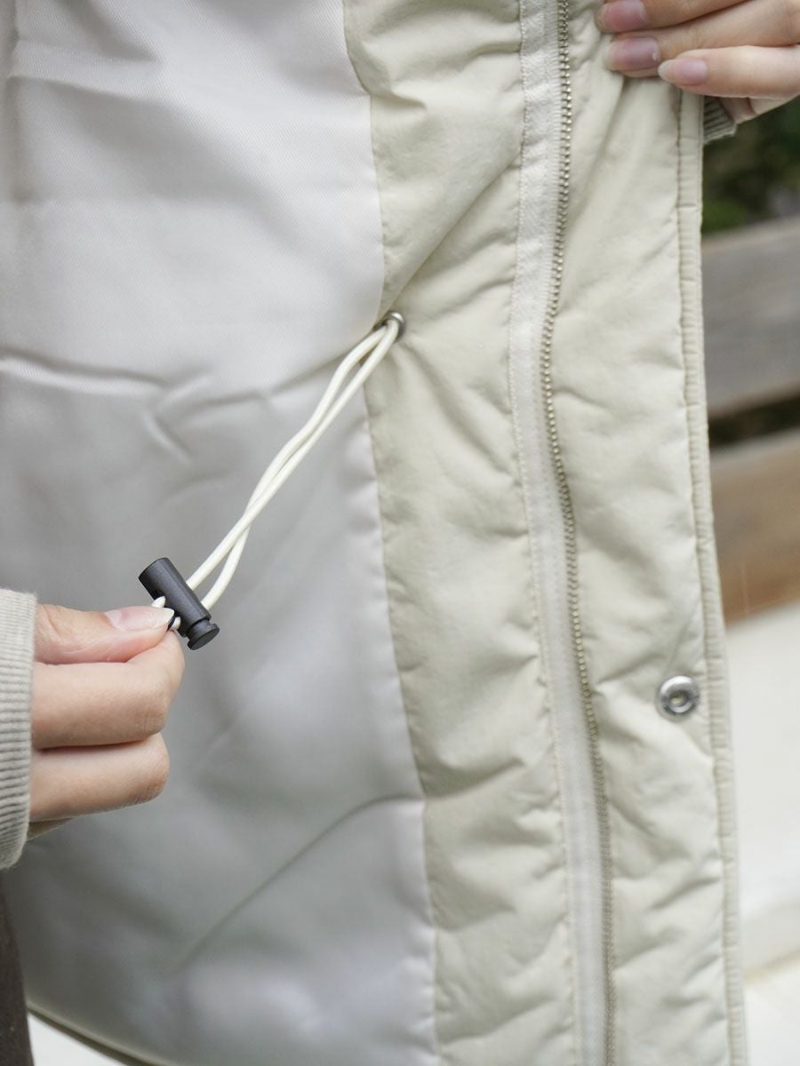 OVERSIZED PADDED GILLET[ECRU] | 1LDK (ワンエルディーケー) 公式サイト
