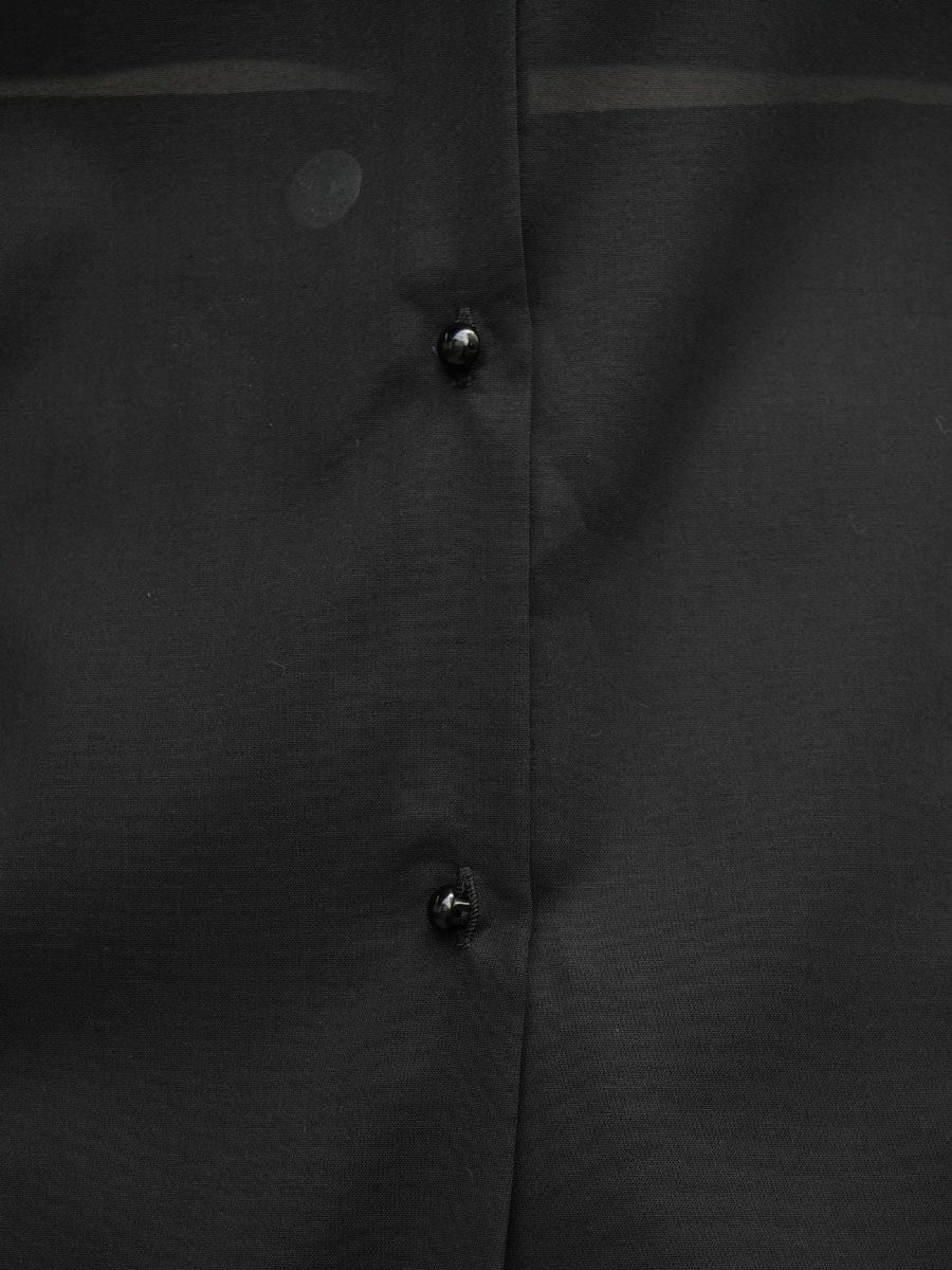SHEER COTTON CLASSIC SHIRTS[BLACK] | 1LDK (ワンエルディーケー