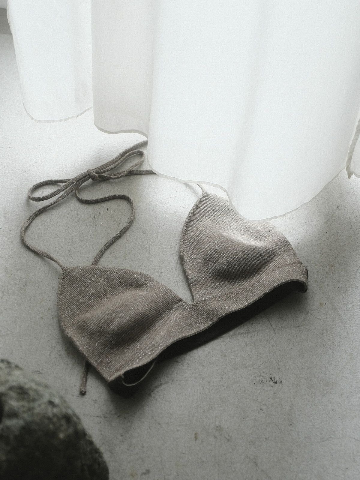 LUREX BRA TOP[ROSE GREY] | 1LDK (ワンエルディーケー) 公式サイト